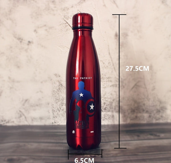 24 Variations Stainless Steel Super Hero Straw Cup Thermos