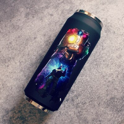24 Variations Stainless Steel Super Hero Straw Cup Thermos