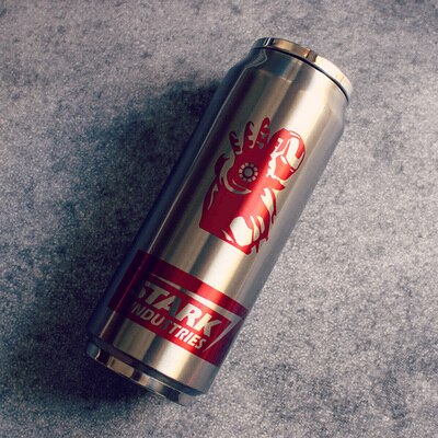 24 Variations Stainless Steel Super Hero Straw Cup Thermos