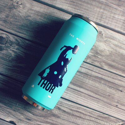 24 Variations Stainless Steel Super Hero Straw Cup Thermos