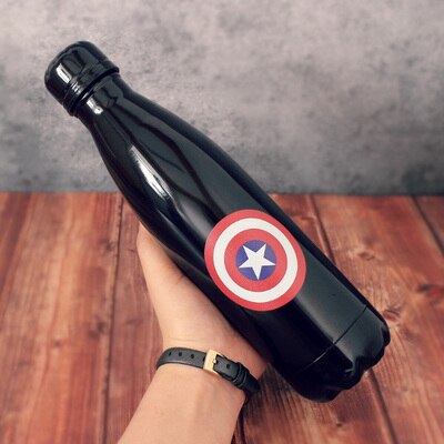 24 Variations Stainless Steel Super Hero Straw Cup Thermos