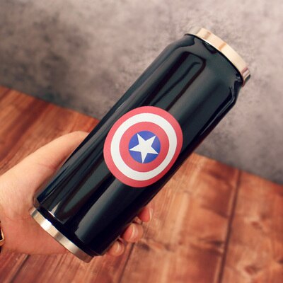 24 Variations Stainless Steel Super Hero Straw Cup Thermos