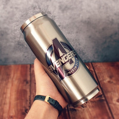 24 Variations Stainless Steel Super Hero Straw Cup Thermos