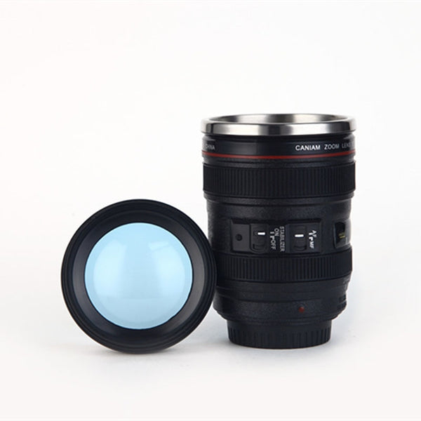 Camera Lens Stainless steel liner Coffee Tea Thermo Mugs